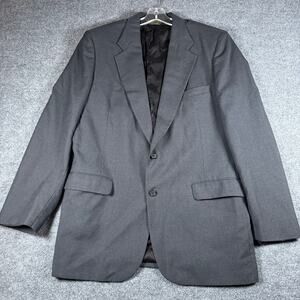 Vintage Deansgate Men's 2-Button Blazer - Gray - Medium - Made in USA